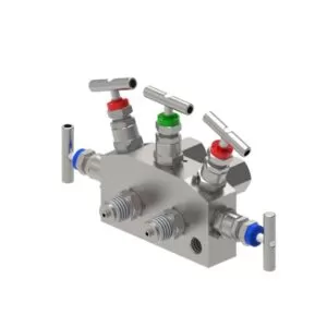 5637/5650/5654 - MANIFOLD PER DIFFERENZIALE 5 VLV CON SFIATO FILETTATO/FILETTATO