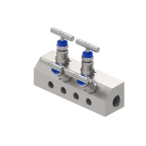 M91 - MANIFOLD DISTRIBUTORE VALVOLE A 45°